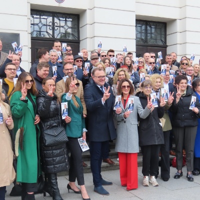 Konferencja prasowa Radosława Witkowskiego